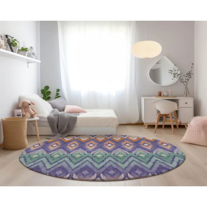Chantille ACN617 Purple 8' x 8' Rug