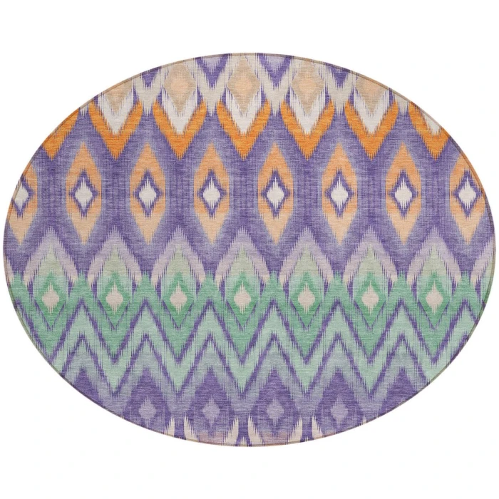 Chantille ACN617 Purple 8' x 8' Rug