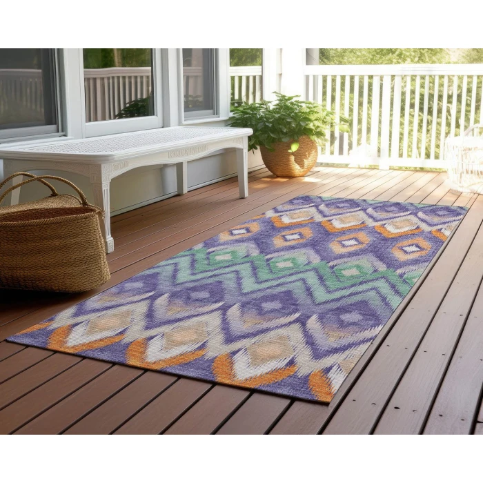Chantille ACN617 Purple 2'3" x 7'6" Rug