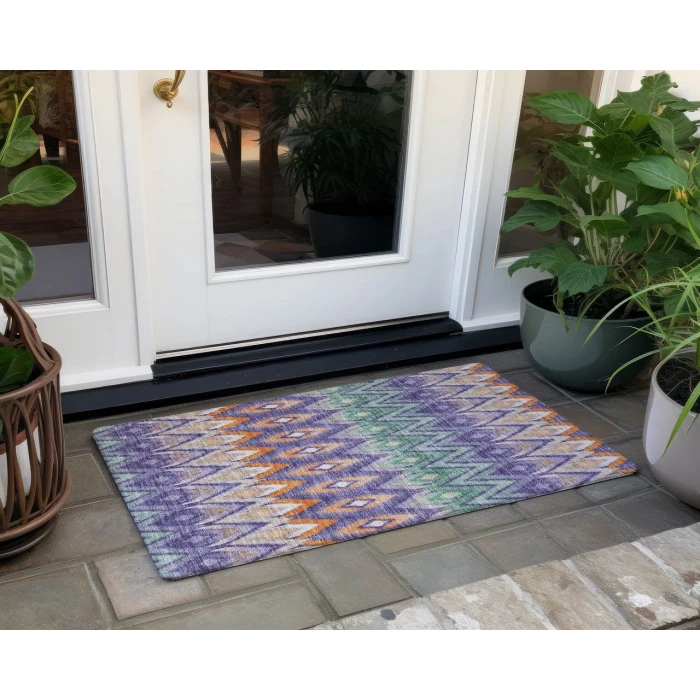 Chantille ACN617 Purple 1'8" x 2'6" Rug