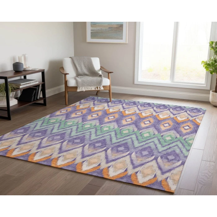 Chantille ACN617 Purple 8' x 10' Rug