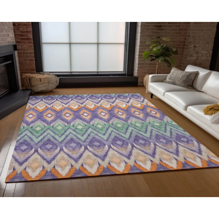 Chantille ACN617 Purple 8' x 10' Rug