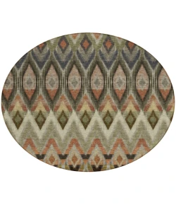 Addison Chantille ACN617 Taupe 8 ft. x 8 ft. Round Rug