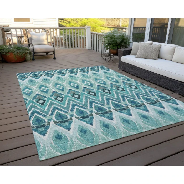 Chantille ACN617 Teal 8' x 10' Rug