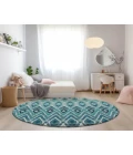 Chantille ACN617 Teal 8' x 8' Rug