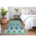 Chantille ACN617 Teal 2'3" x 7'6" Rug