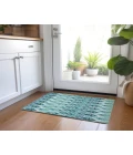 Chantille ACN617 Teal 1'8" x 2'6" Rug