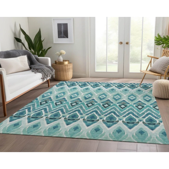 Chantille ACN617 Teal 8' x 10' Rug
