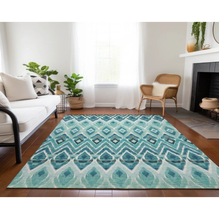 Chantille ACN617 Teal 8' x 10' Rug