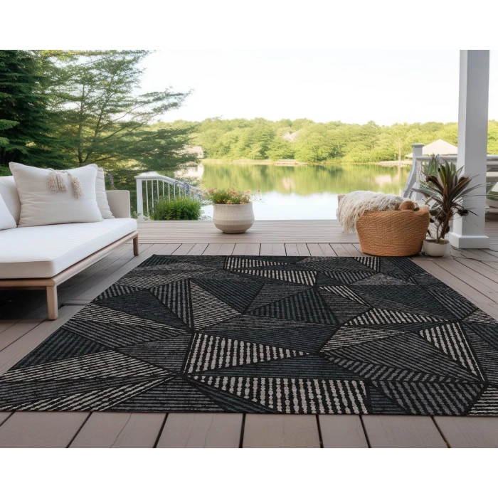 Chantille ACN618 Black 8' x 10' Rug