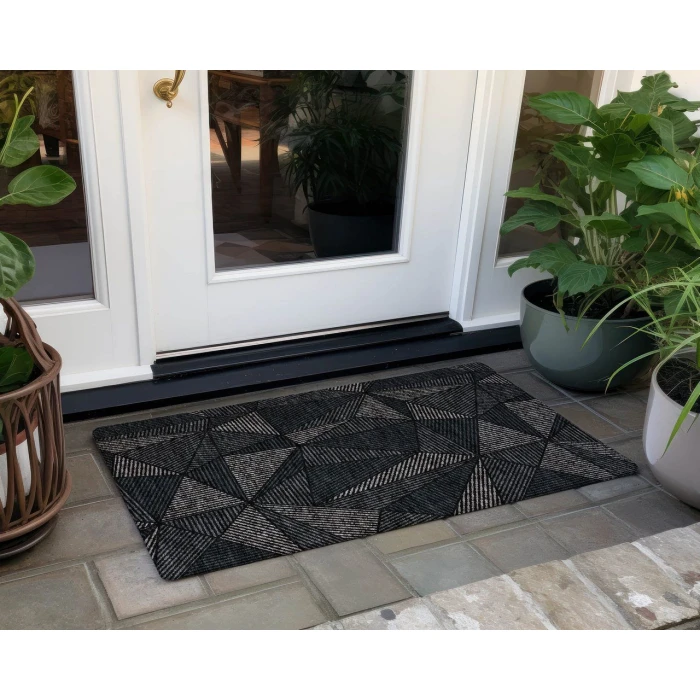 Chantille ACN618 Black 1'8" x 2'6" Rug