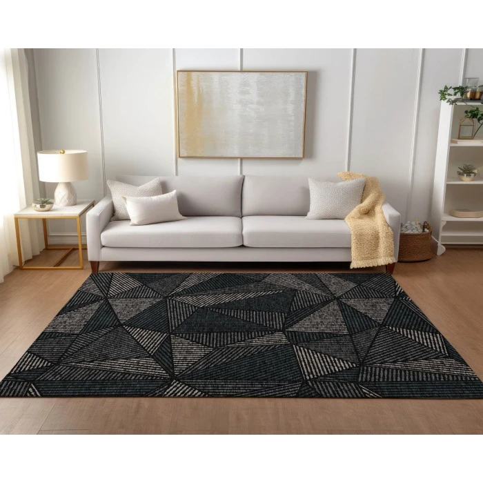 Chantille ACN618 Black 8' x 10' Rug