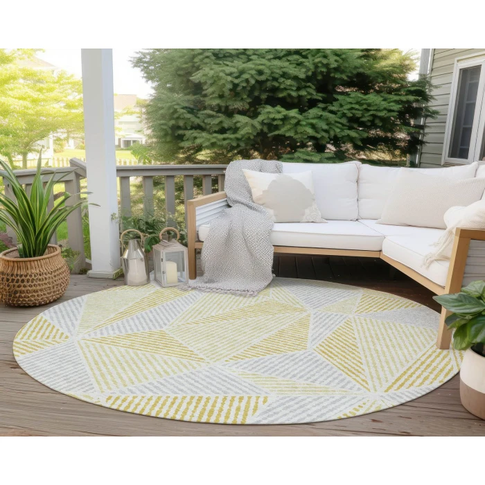 Chantille ACN618 Gold 8' x 8' Rug
