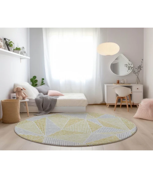 Chantille ACN618 Gold 8' x 8' Rug