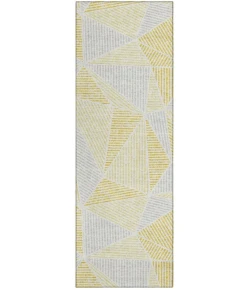 Addison Chantille ACN618 Gold 2 ft. 3 in. x 7 ft. 6 in. Runner Rug