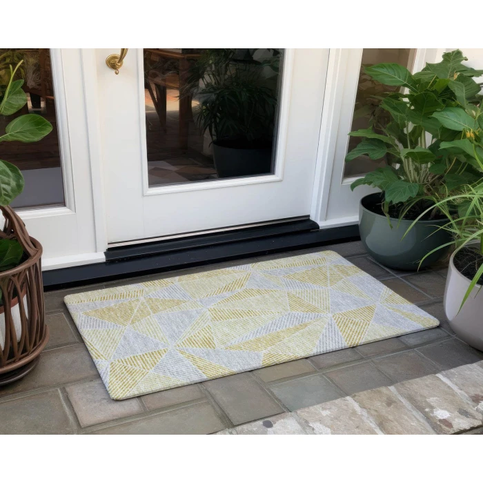 Chantille ACN618 Gold 1'8" x 2'6" Rug