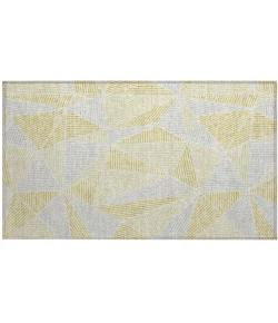 Addison Chantille ACN618 Gold 1 ft. 8 in. x 2 ft. 6 in. Rectangle Rug
