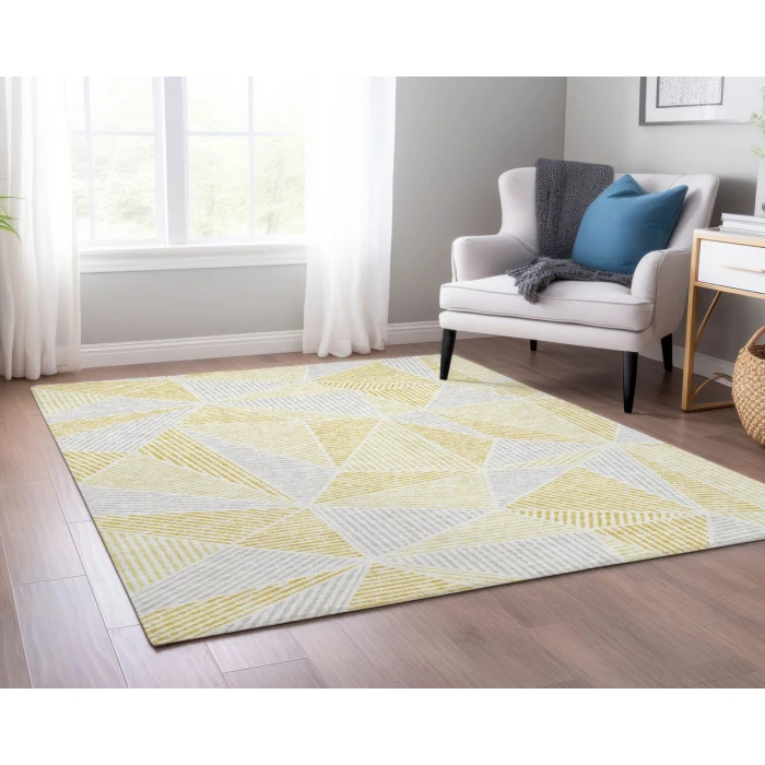 Chantille ACN618 Gold 9' x 12' Rug