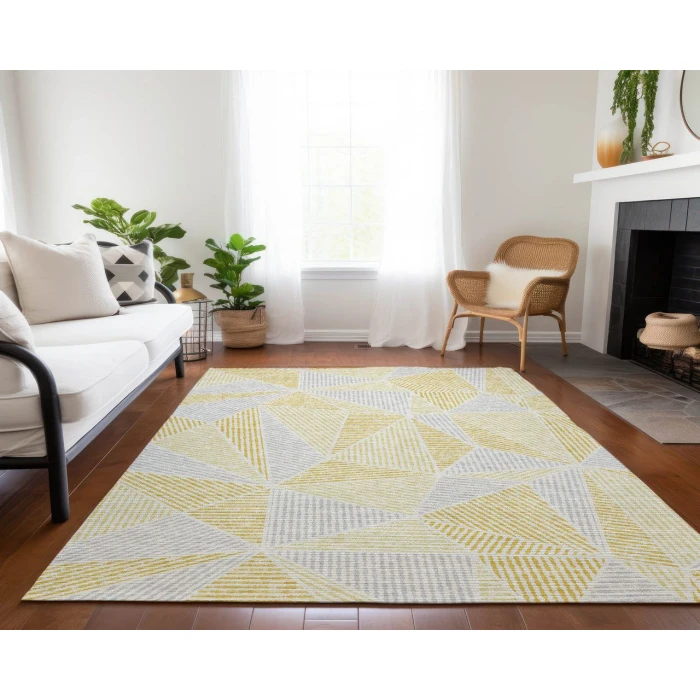 Chantille ACN618 Gold 9' x 12' Rug