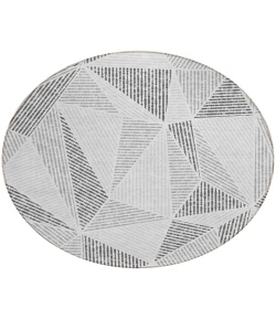 Addison Chantille ACN618 Gray 8 ft. x 8 ft. Round Rug