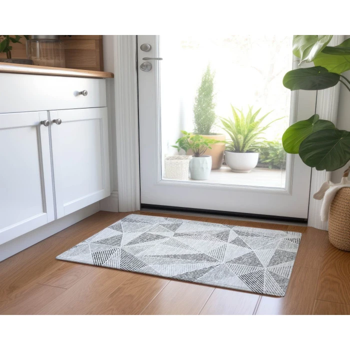 Chantille ACN618 Gray 1'8" x 2'6" Rug