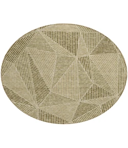 Addison Chantille ACN618 Khaki 8 ft. x 8 ft. Round Rug