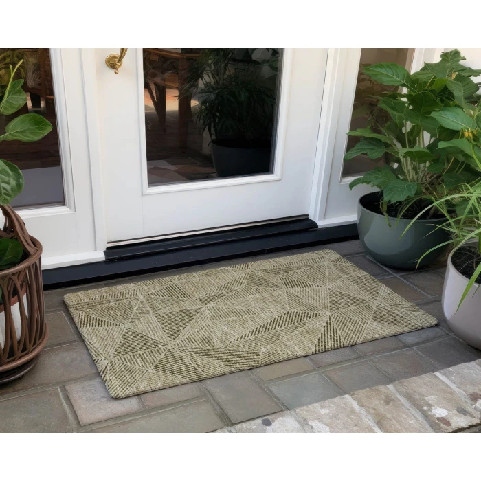 Chantille ACN618 Khaki 1'8" x 2'6" Rug