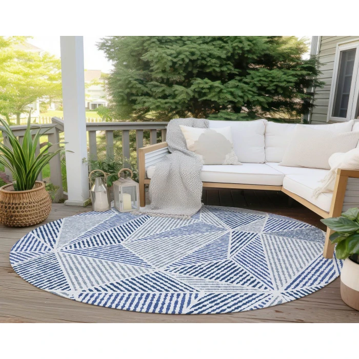 Chantille ACN618 Navy 8' x 8' Rug
