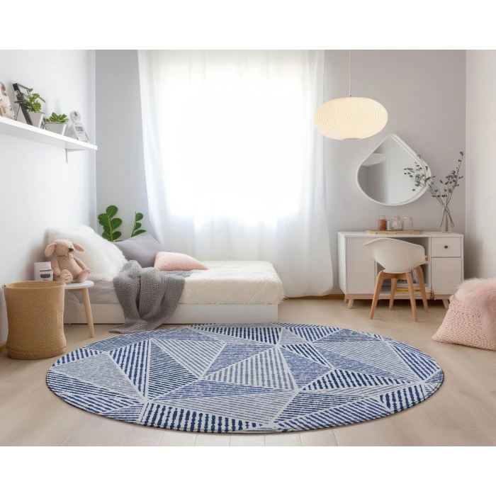 Chantille ACN618 Navy 8' x 8' Rug