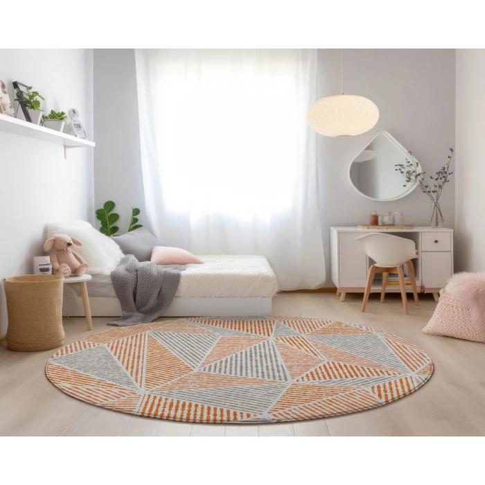 Chantille ACN618 Orange 8' x 8' Rug