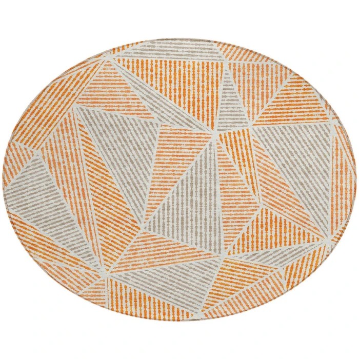 Chantille ACN618 Orange 8' x 8' Rug