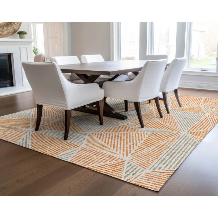 Chantille ACN618 Orange 8' x 10' Rug