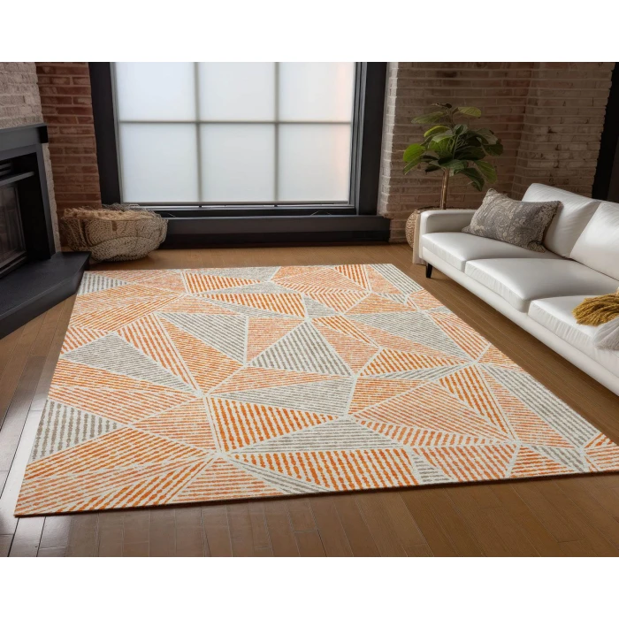 Chantille ACN618 Orange 8' x 10' Rug