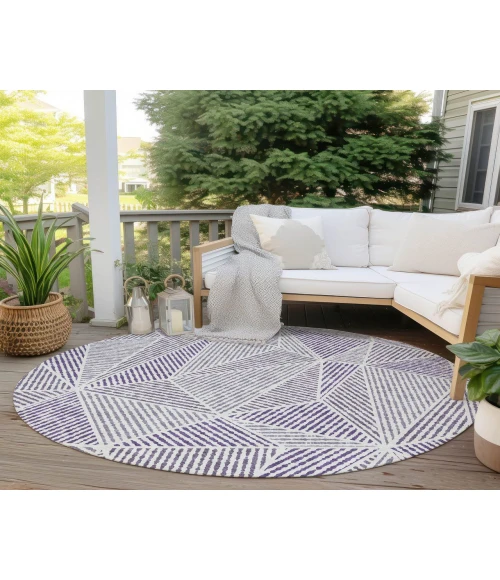 Chantille ACN618 Purple 8' x 8' Rug