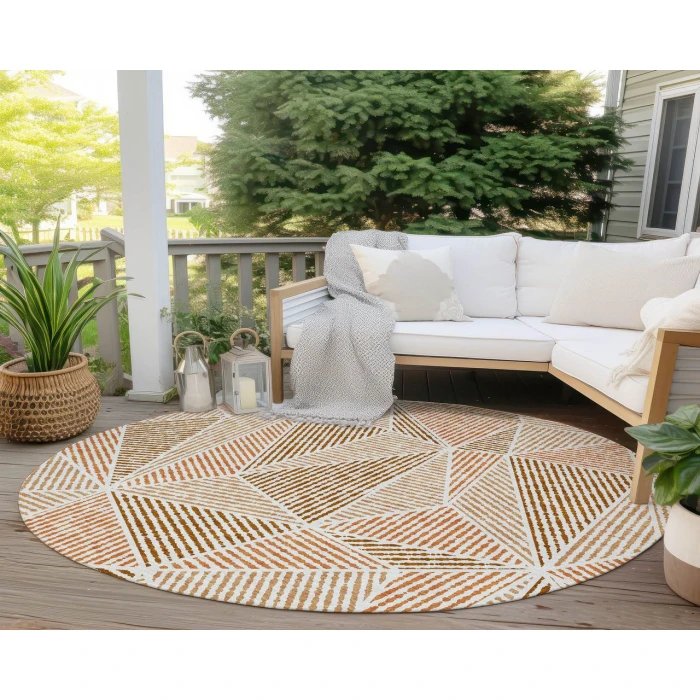 Chantille ACN618 Terracotta 8' x 8' Rug