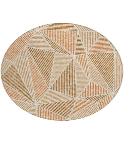 Addison Chantille ACN618 Terracotta 8 ft. x 8 ft. Round Rug
