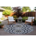 Chantille ACN619 Black 8' x 8' Rug