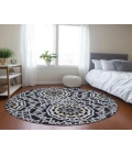 Chantille ACN619 Black 8' x 8' Rug