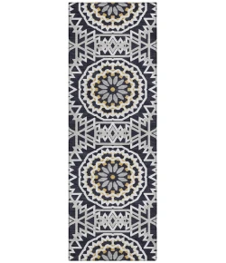 Addison Chantille ACN619 Black 2 ft. 3 in. x 7 ft. 6 in. Runner Rug