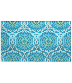 Addison Chantille ACN619 Blue 1 ft. 8 in. x 2 ft. 6 in. Rectangle Rug