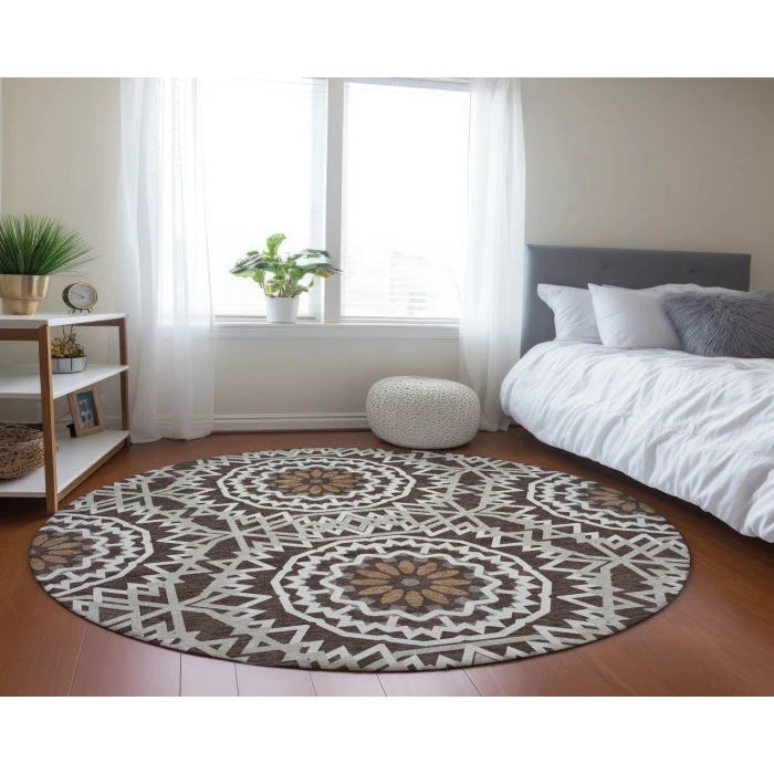 Chantille ACN619 Chocolate 8' x 8' Rug