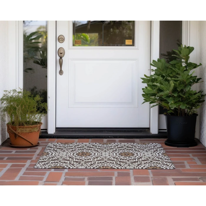 Chantille ACN619 Chocolate 1'8" x 2'6" Rug