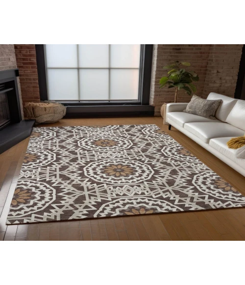 Chantille ACN619 Chocolate 2'6" x 3'10" Rug