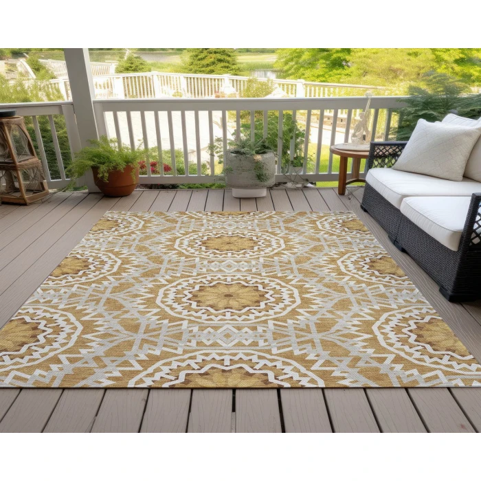 Chantille ACN619 Gold 5' x 7'6" Rug