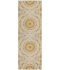 Addison Chantille ACN619 Gold 2 ft. 3 in. x 7 ft. 6 in. Runner Rug