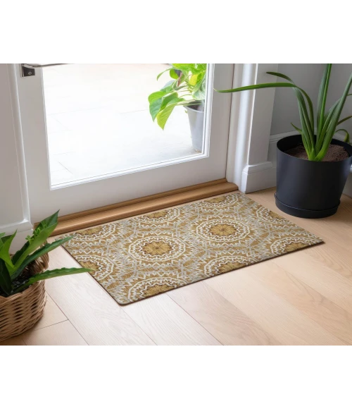 Chantille ACN619 Gold 1'8" x 2'6" Rug