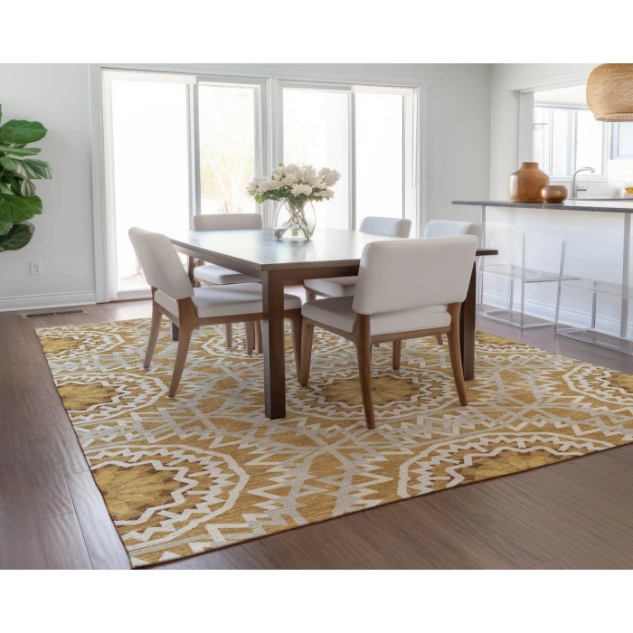 Chantille ACN619 Gold 5' x 7'6" Rug