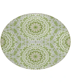 Addison Chantille ACN619 Green 8 ft. x 8 ft. Round Rug