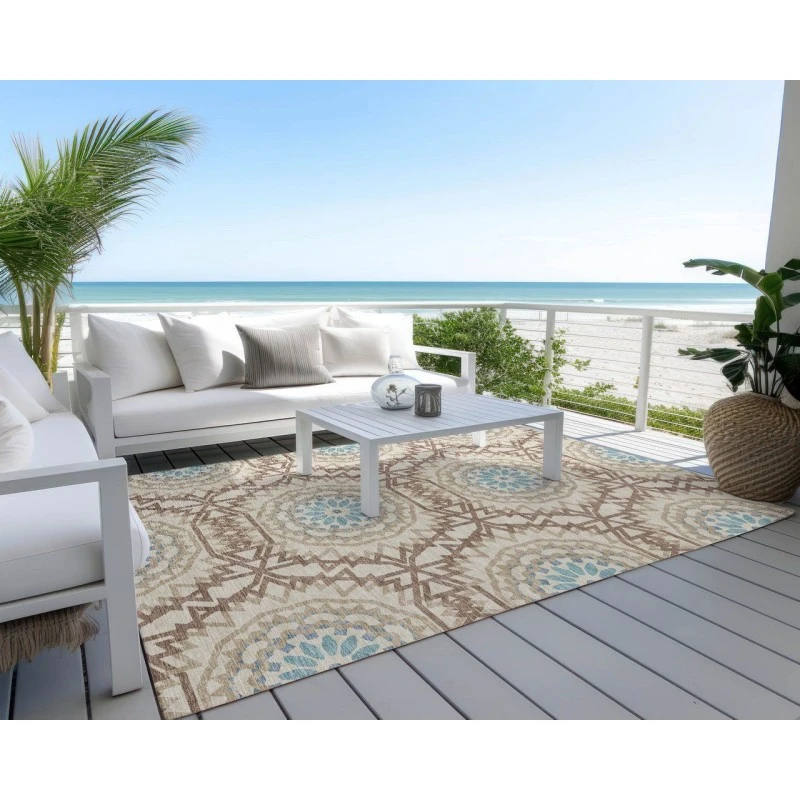 Chantille ACN619 Khaki 5' x 7'6" Rug