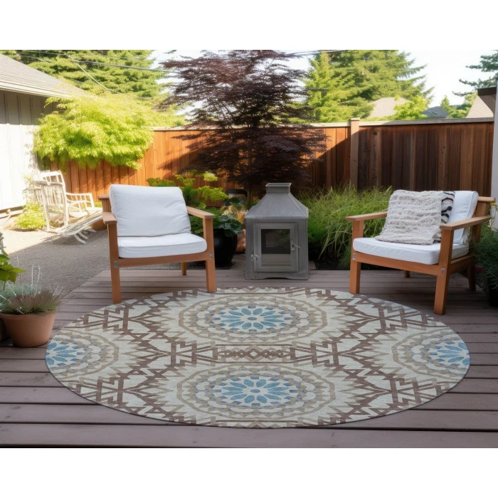 Chantille ACN619 Khaki 8' x 8' Rug